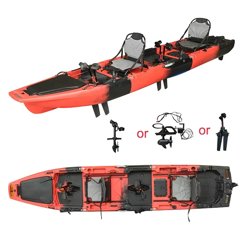 Wholesale 14 FT HDPE 3 Section - Fishing Kayak Pedal Drive ulasan dan harga
