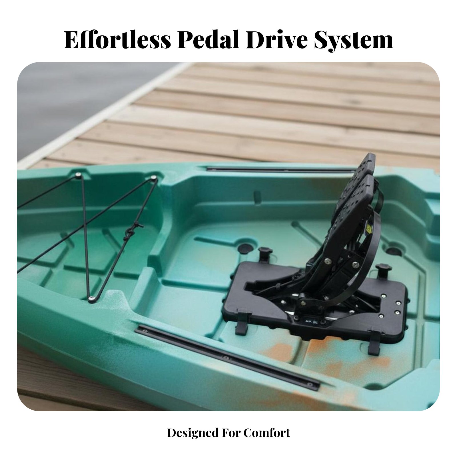 Pedal Drive Fishing Boat Folda - Fishing Kayak Pedal Drive ulasan dan harga