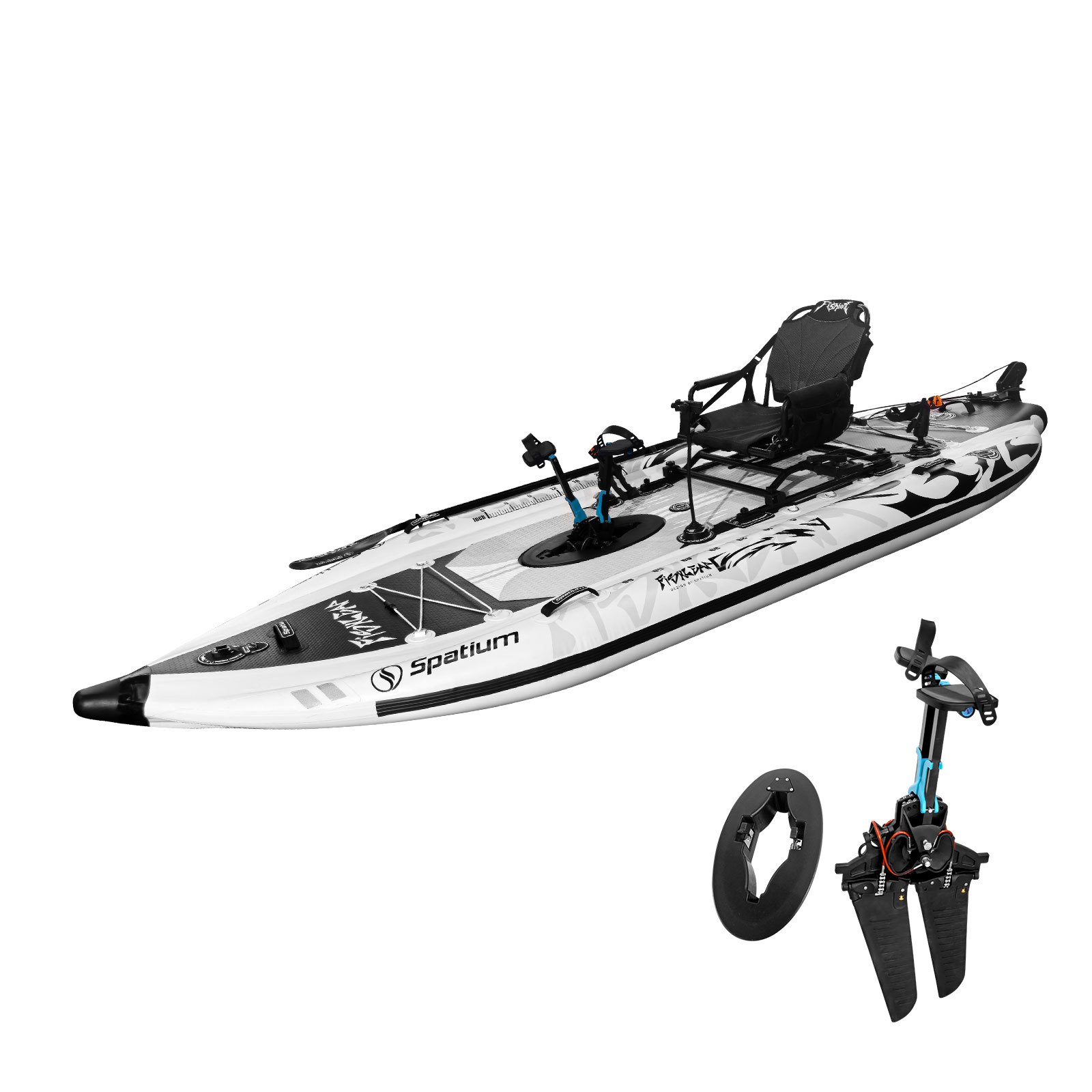 Spatium 11.5ft Flipper Pedal D - Fishing Kayak Pedal Drive ulasan dan harga