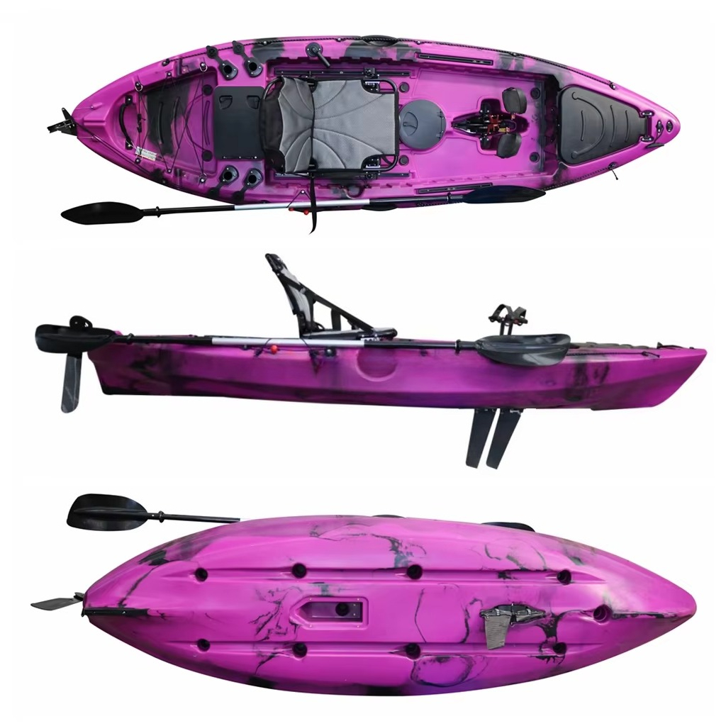 New Designed Plastic Kayak Fis - Fishing Kayak Pedal Drive ulasan dan harga