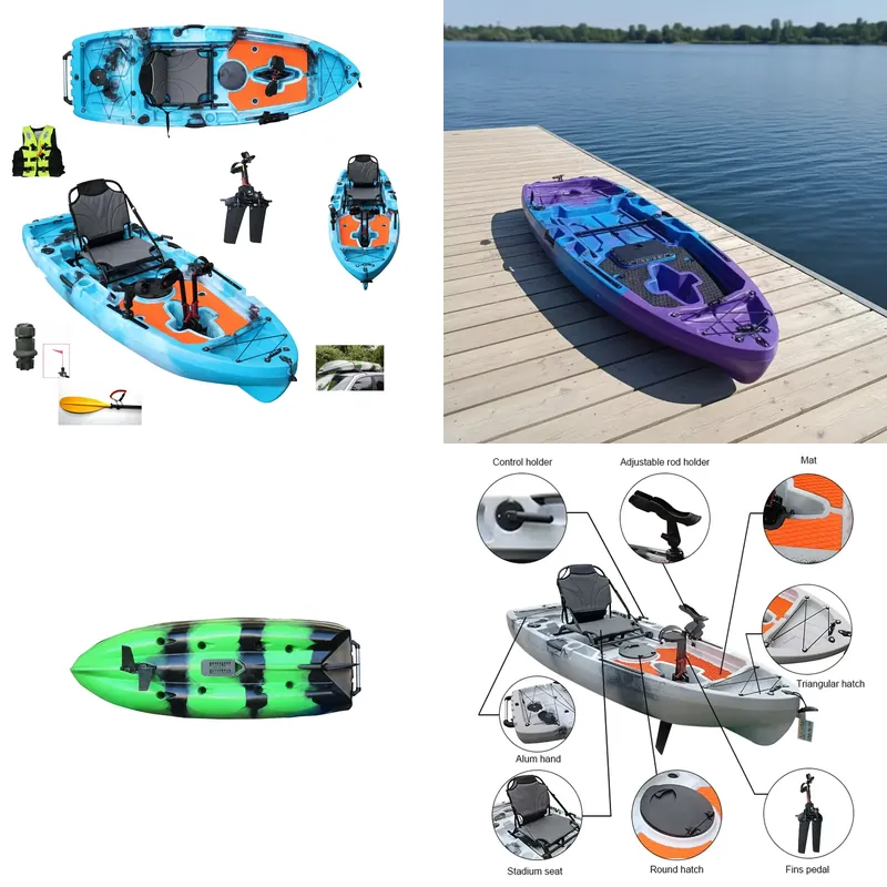 Vicking Ocean Single Sit-On-To - Fishing Kayak Pedal Drive ulasan dan harga